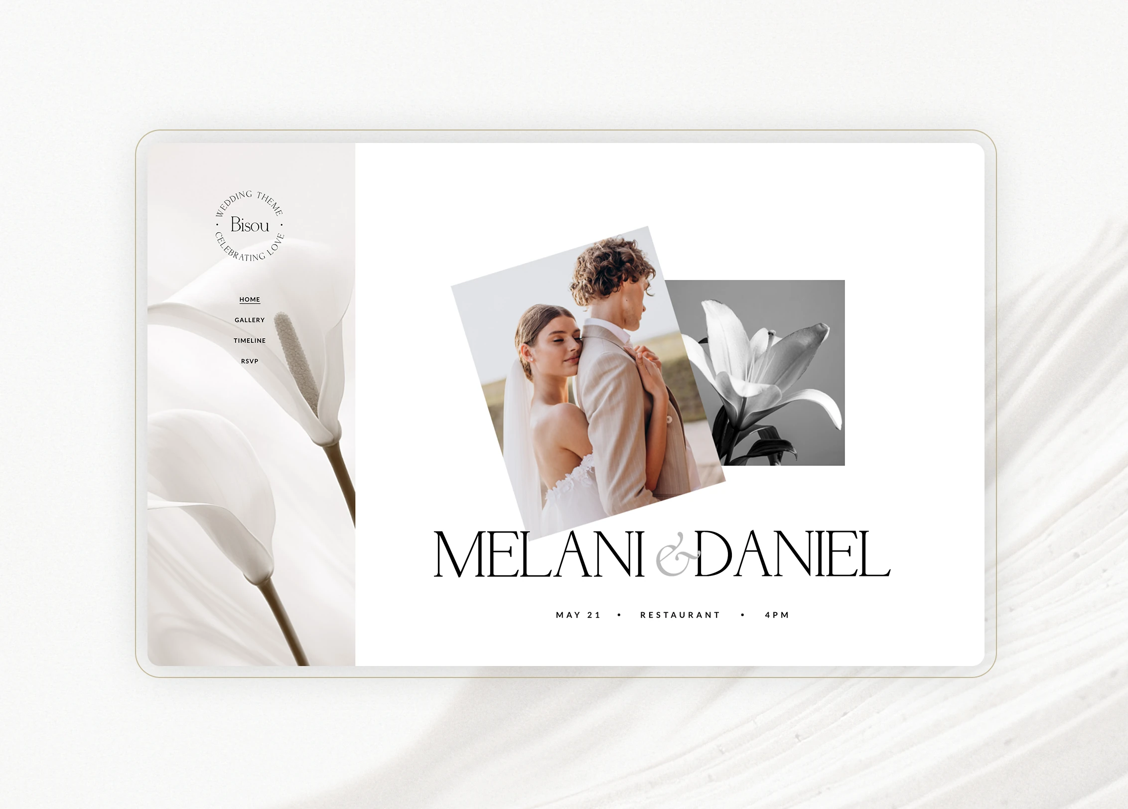 Wedding Invitation Website by SV Design Studio